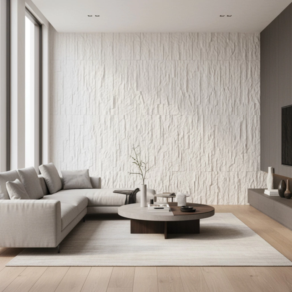 Ambiente com revestimento Couchervel