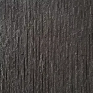 Revestimento de pedra natural Genebra Preta fléxivel - 3 mm de espessura - 60x60 cm