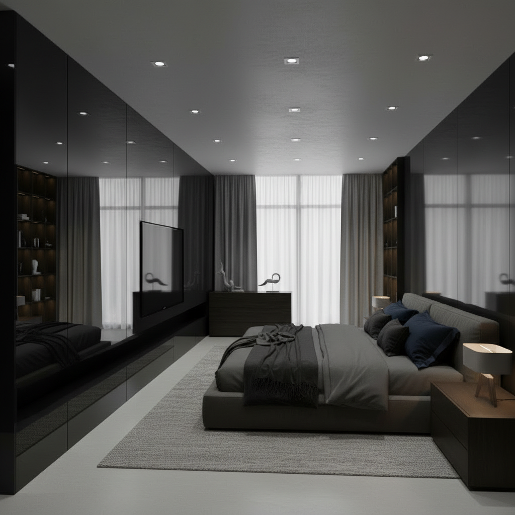 Quarto com revestimento Ydècory
